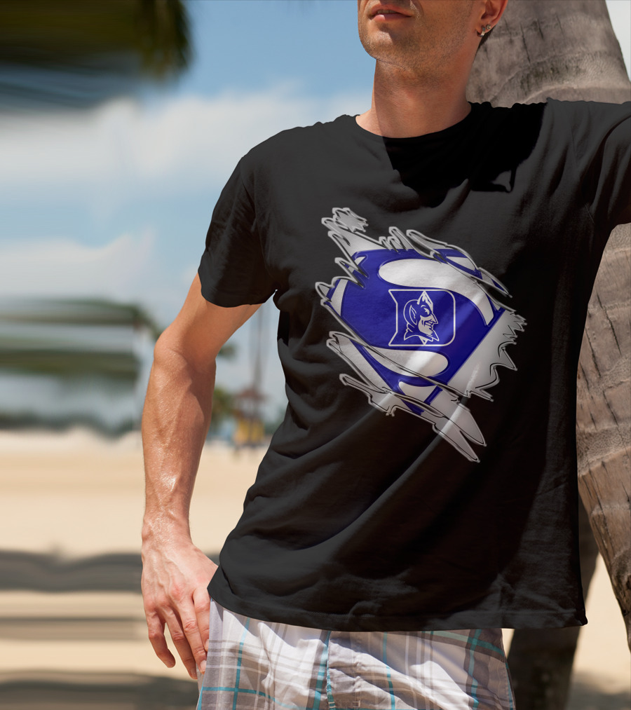 Duke Blue Devils Superman Icon T-Shirt