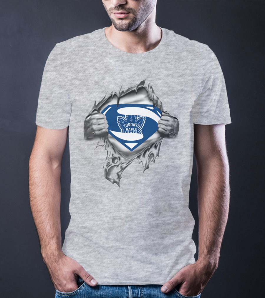 Toronto Maple Leafs Superman Logo Breakthrough T-Shirt