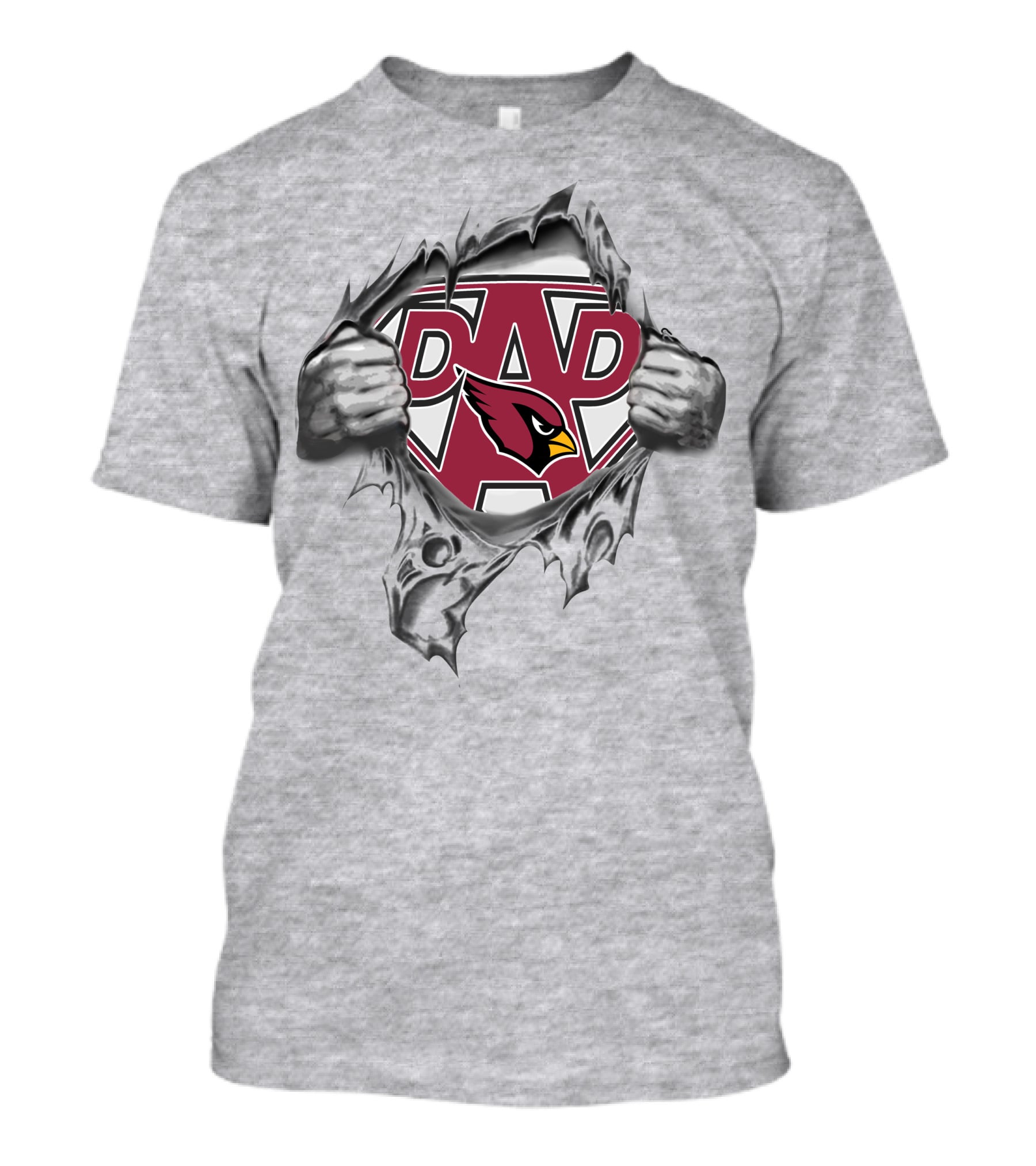 Super Dad Arizona Cardinals Fan T-Shirt