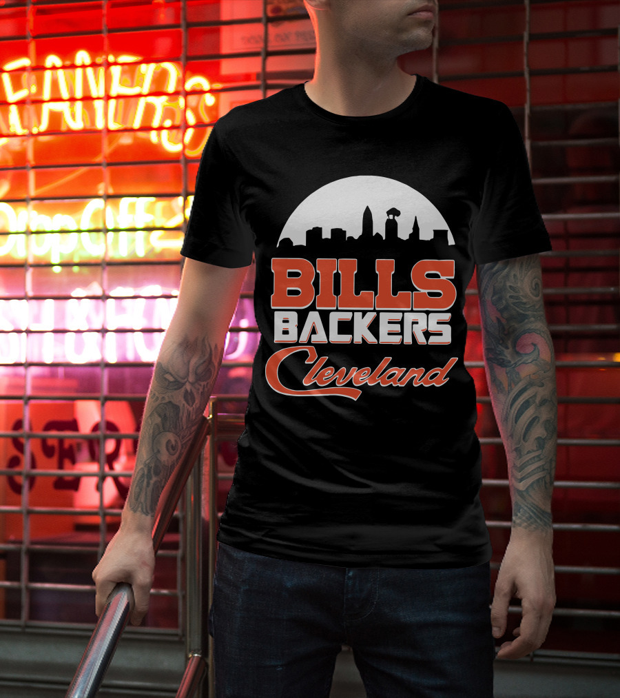 Bills Backers Cleveland Skyline T-Shirt