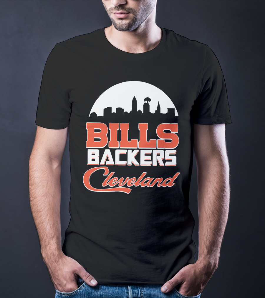 Bills Backers Cleveland Skyline T-Shirt