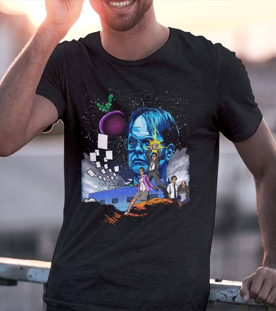 Star Wars Office Dwight Force Battle Galaxy Adventure T-Shirt