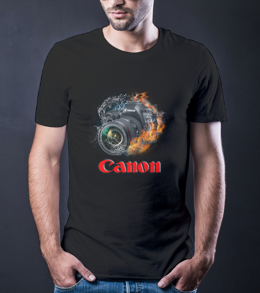 Canon EOS 5D Water And Fire T-Shirt