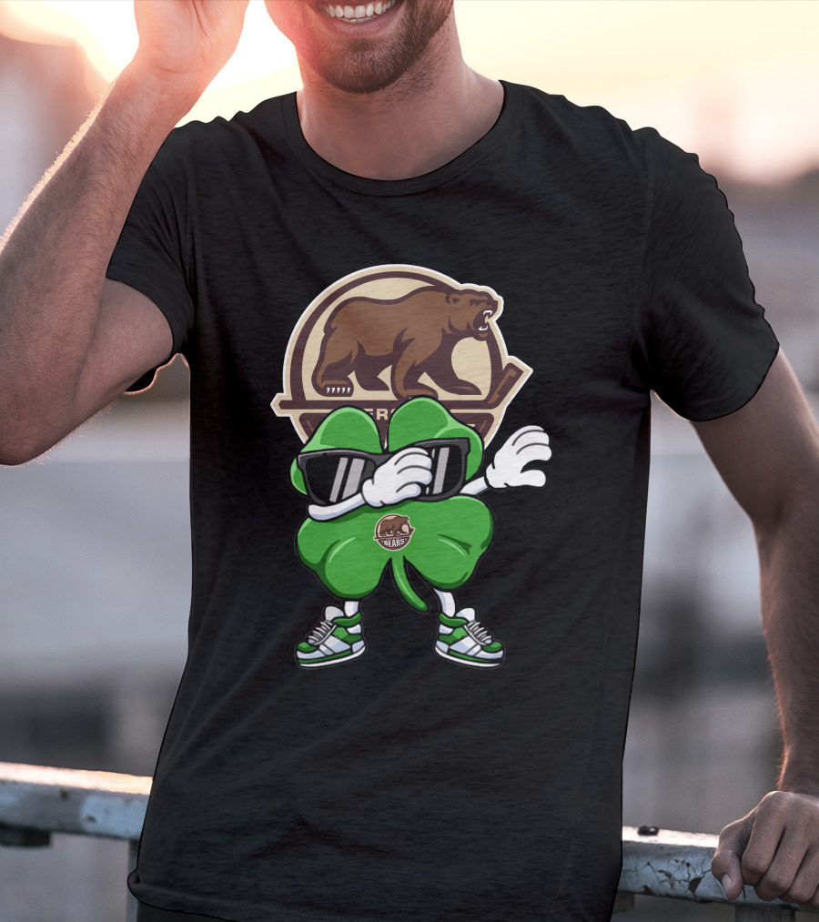 Hershey Bears Lucky Clover Bear T-Shirt
