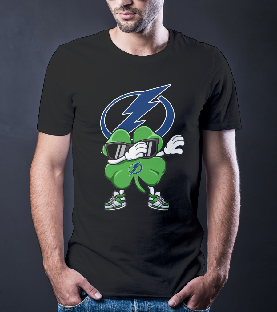 Tampa Bay Lightning Dabbing Shamrock T-Shirt