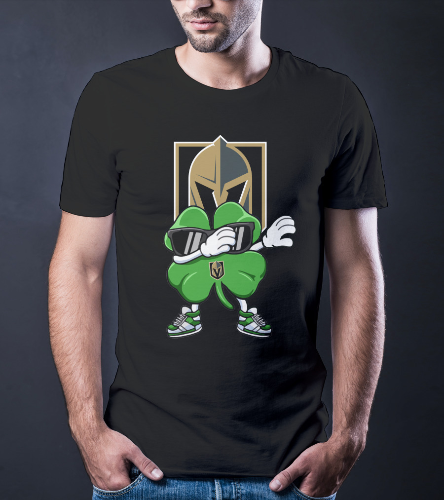 Vegas Golden Knights Shamrock Dab T-Shirt