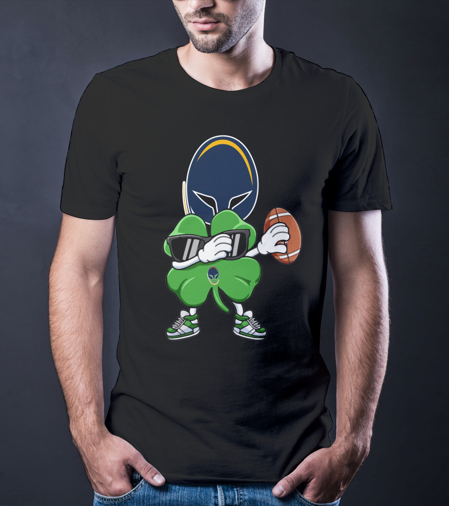 Worcester Warriors Football Shamrock Icon With Rugby Ball And Sunglasses T-Shirt