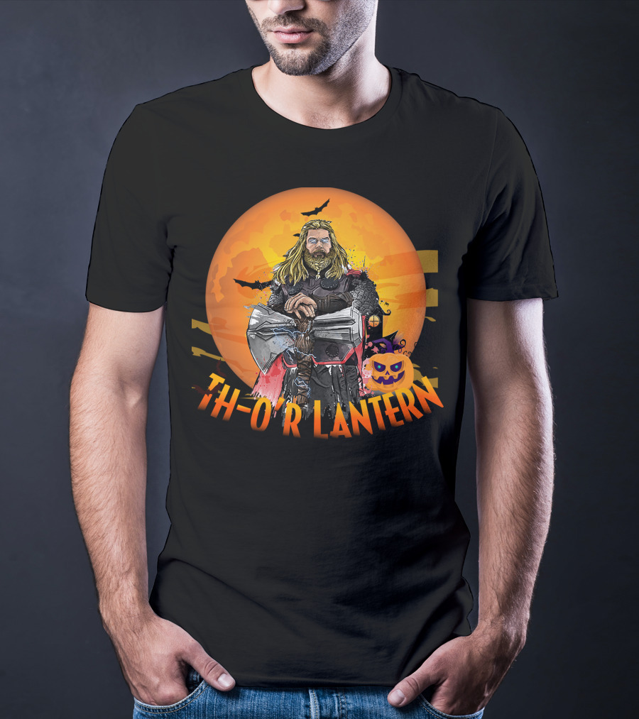 Th-o R Lantern Halloween Thor Illustration TL1409 T-Shirt