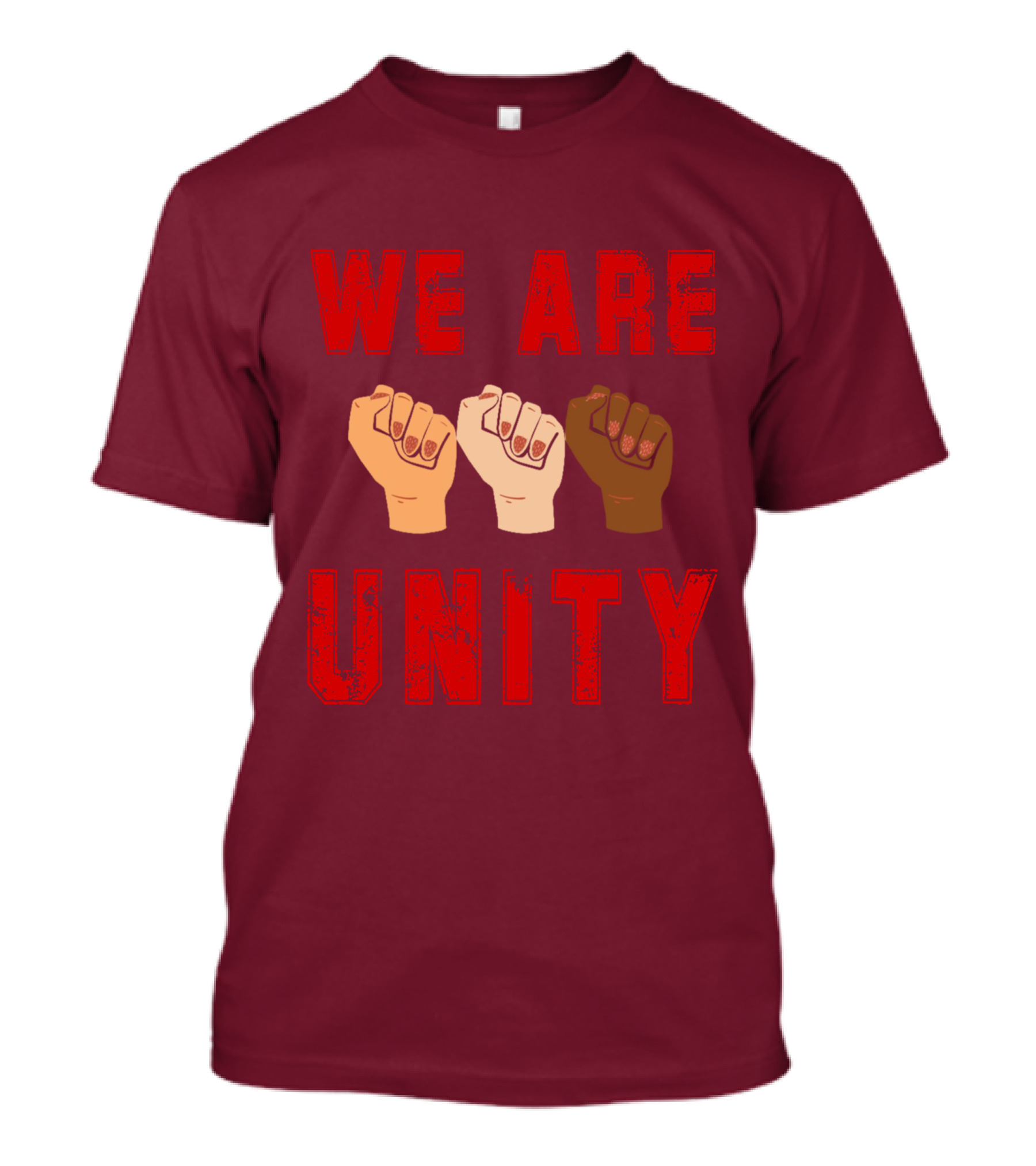 We Are Unity Raised Fists Symbol Of Solidarity T-Shirt