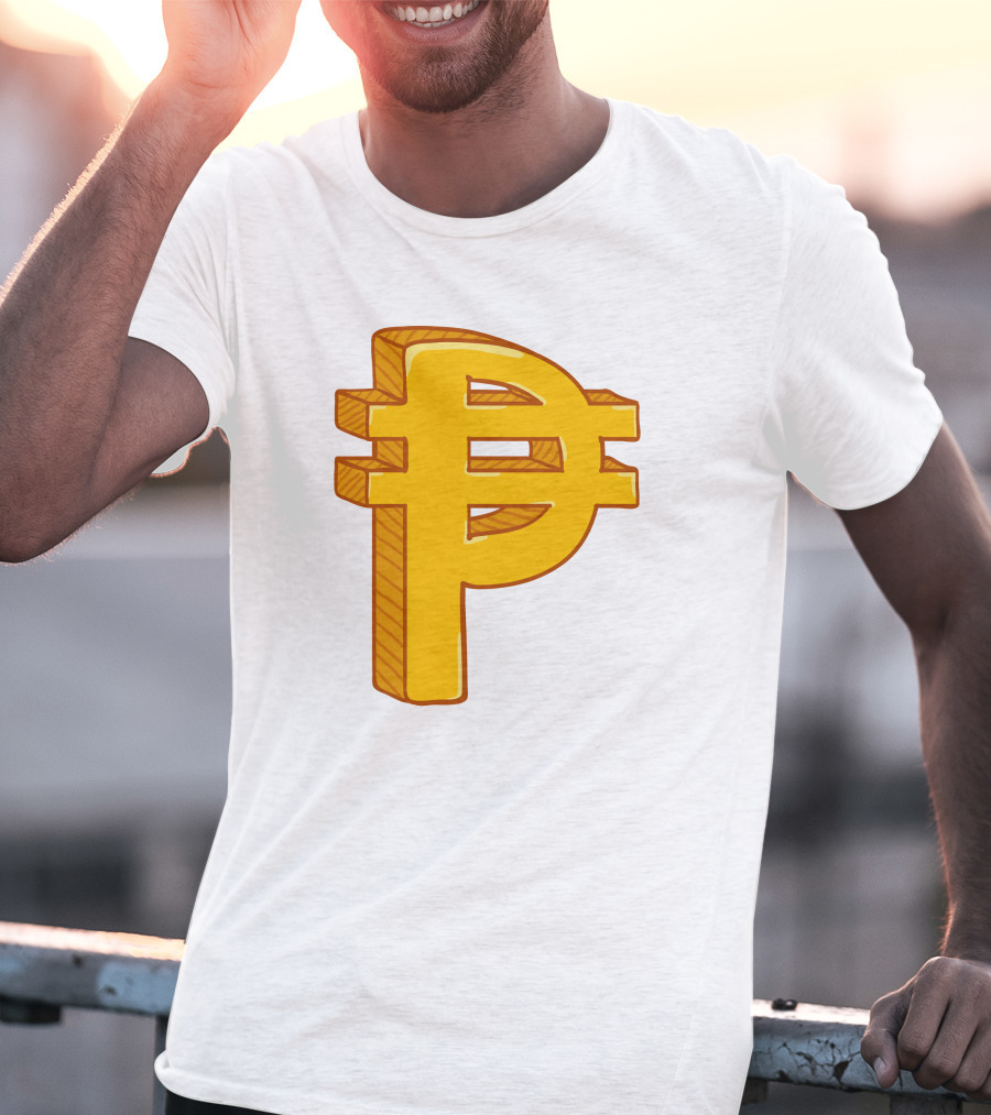 Peso Currency Symbol Philippines Gold T-Shirt