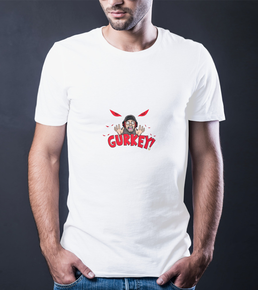 FGTEEV Gurkey Cartoon Character Red Eyes T-Shirt