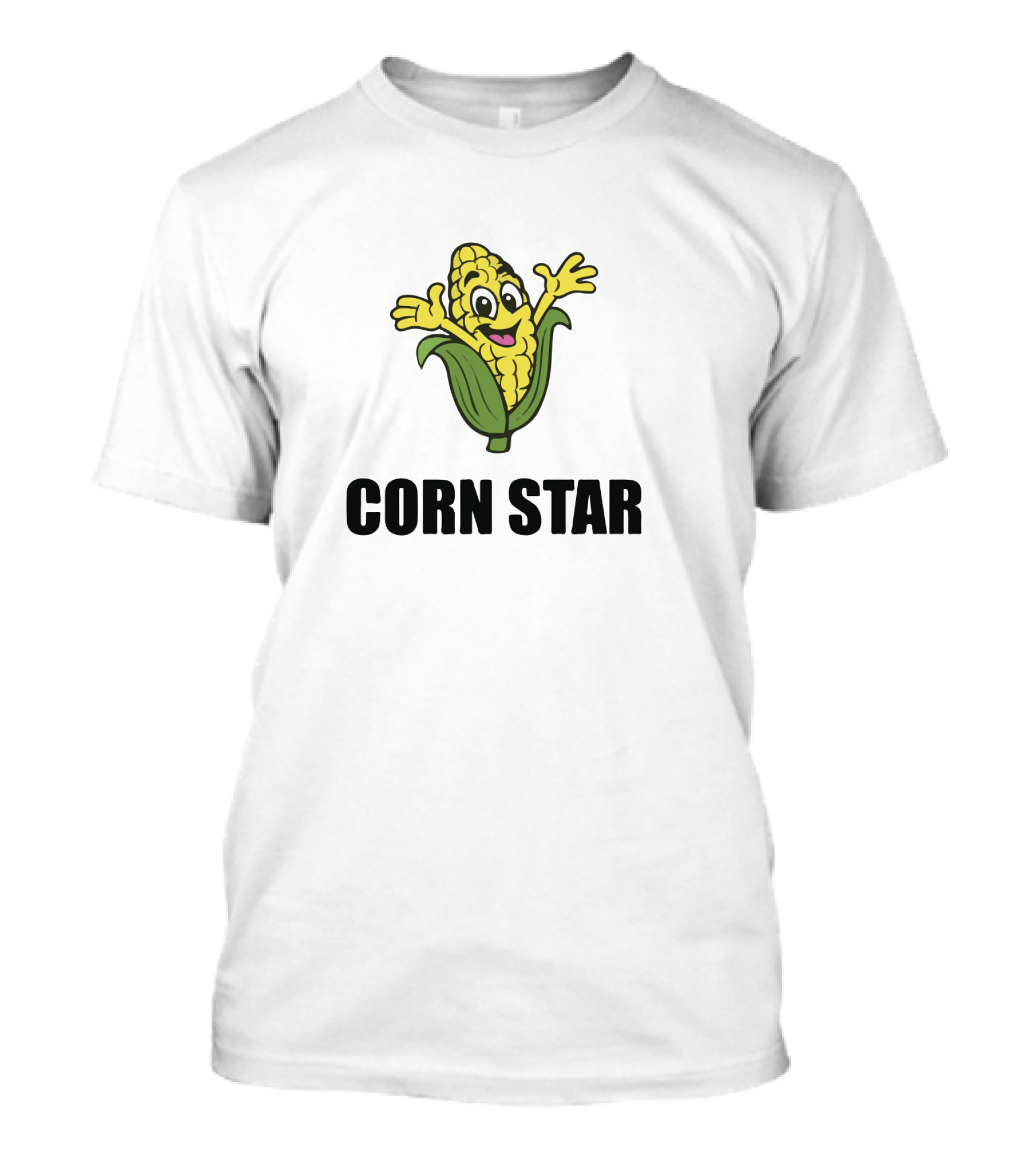 Corn Star Cole The Cornstar Cartoon Corn Character T-Shirt