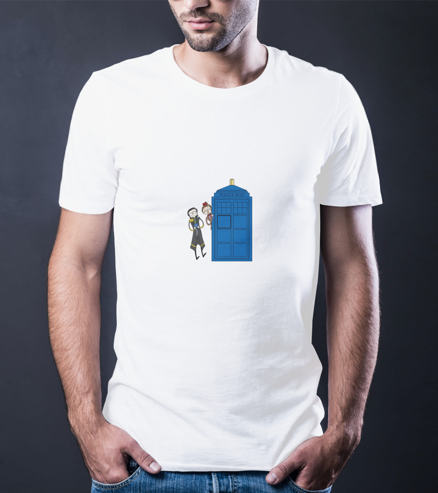 Twomad Police Box Doctor Who T-Shirt