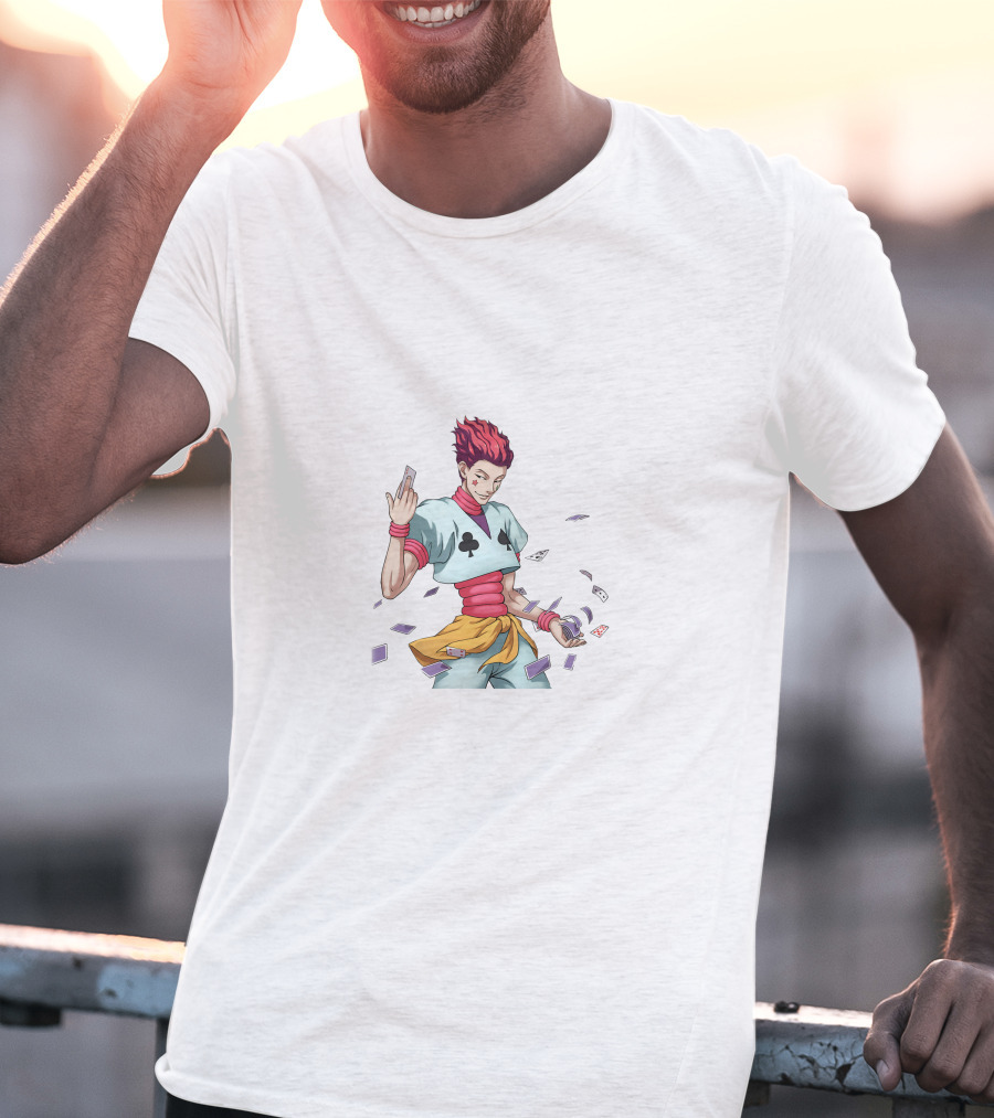 Hisoka Playing Cards Anime Character Hunter X Hunter T-Shirt