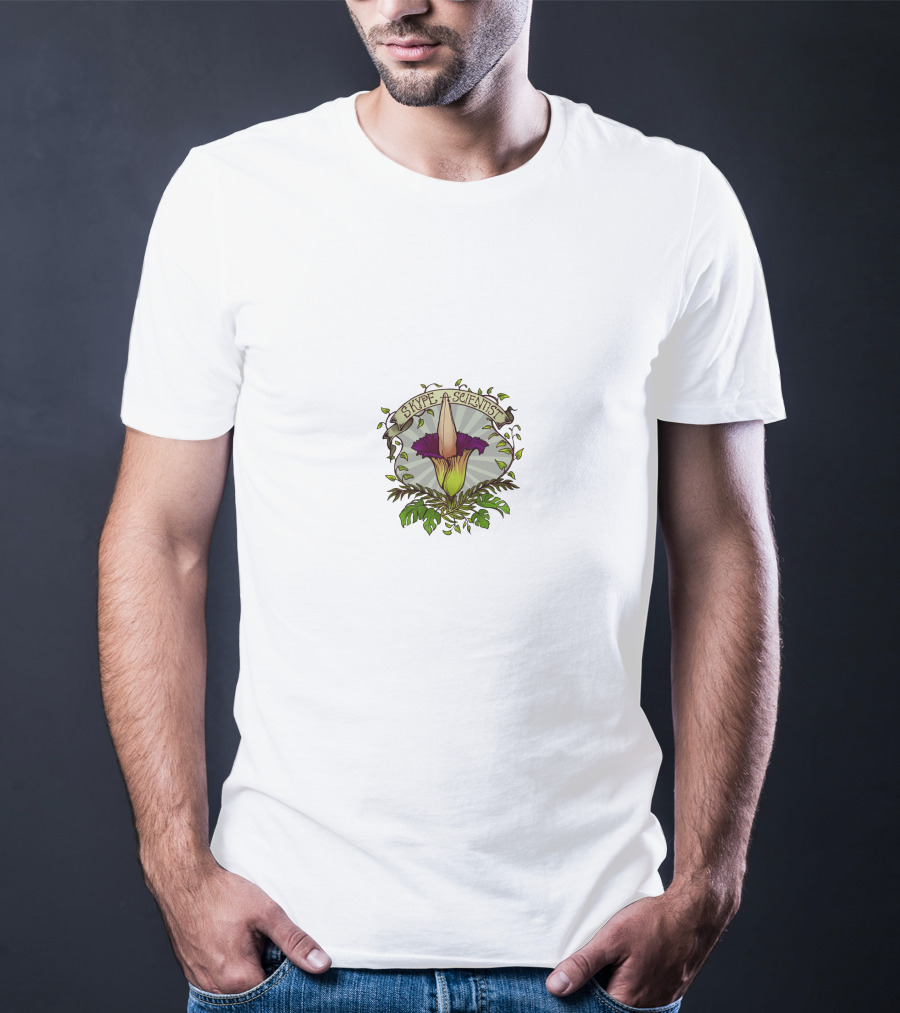 Skype A Scientist Corpse Husband Rafflesia Flower T-Shirt