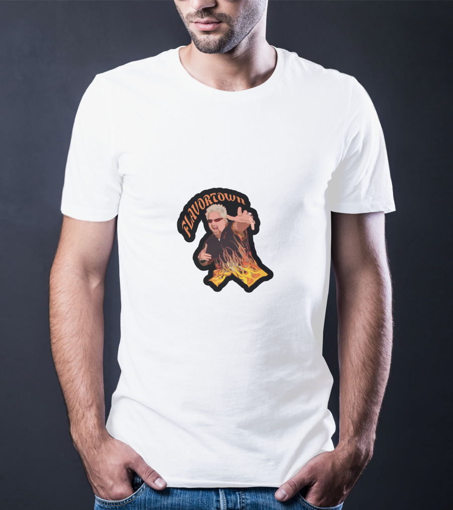 Flavortown Guy Fieri Flames T-Shirt