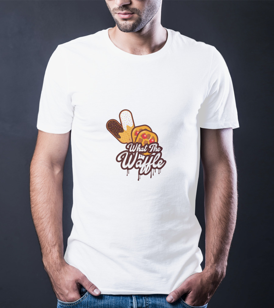 What The Waffle Dripping Syrup Popsicle T-Shirt