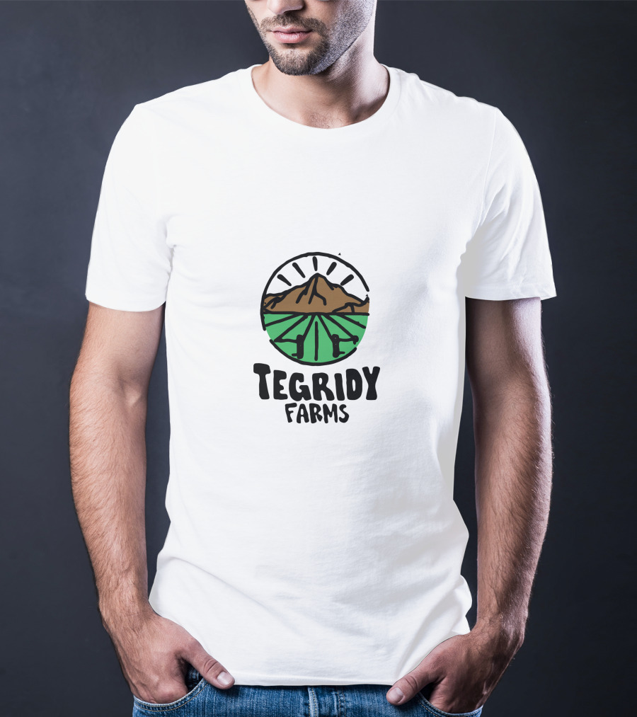 Tegridy Farms Mountain Fields Circular T-Shirt