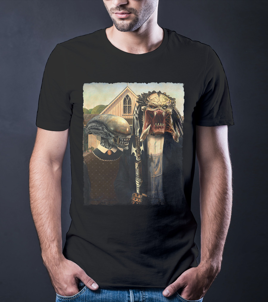 Aliens Predator Gothic T-Shirt