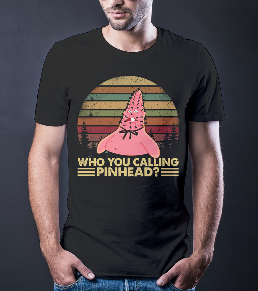 Who You Calling Pinhead Vintage Retro Sunset T-Shirt
