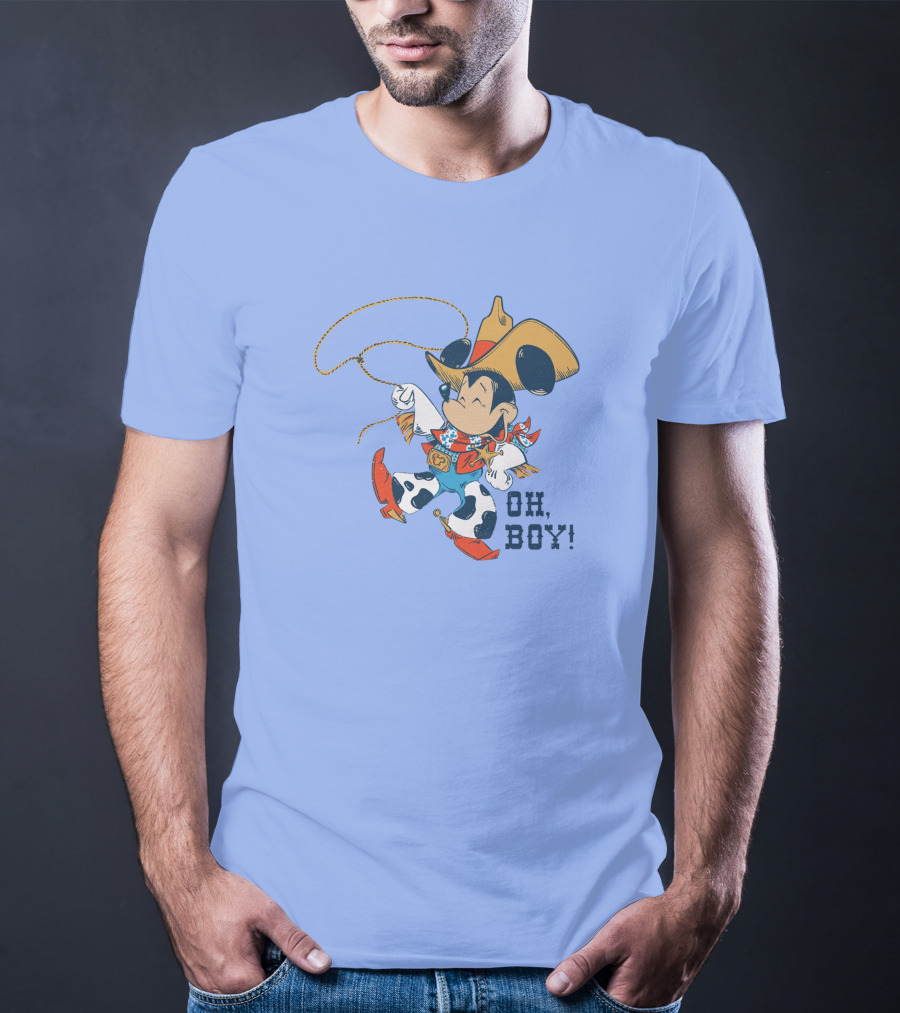 Mickey Mouse Cowboy Oh Boy T-Shirt