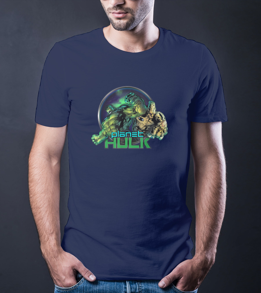 Marvel Planet Hulk And Korg Dynamic Duo Universe Crossover T-Shirt