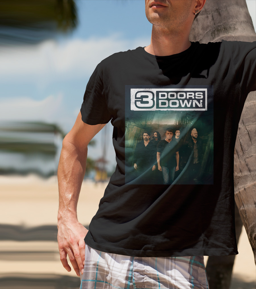 3 Doors Down Band Members Photo T-Shirt