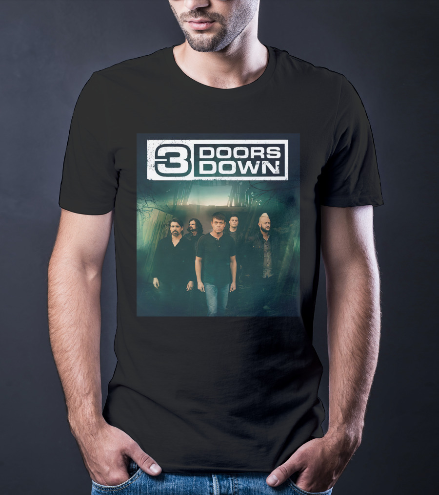 3 Doors Down Band Members Photo T-Shirt