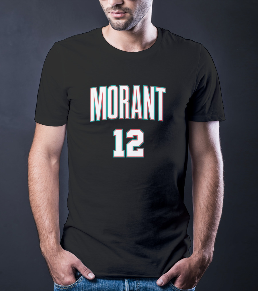 Ja Morant 12 Grizzlies Fan Gear T-Shirt