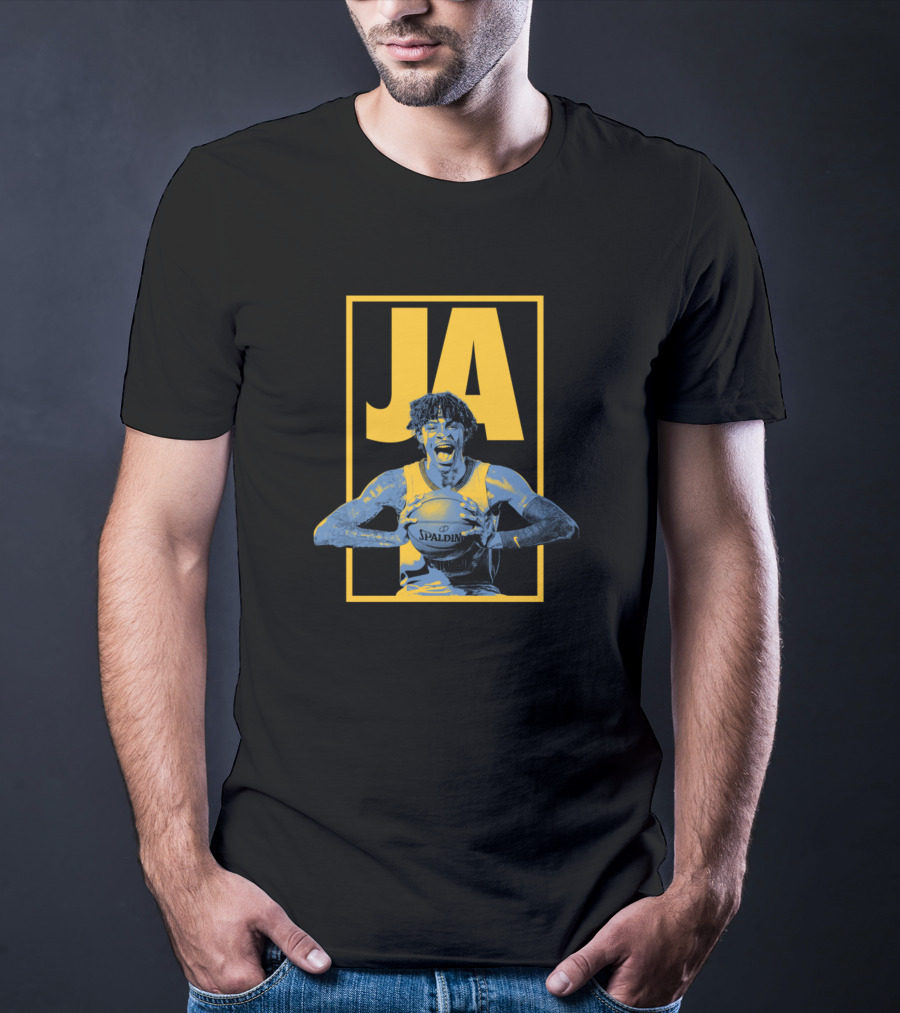 Ja Morant Memphis Grizzlies Hype Spalding Basketball T-Shirt