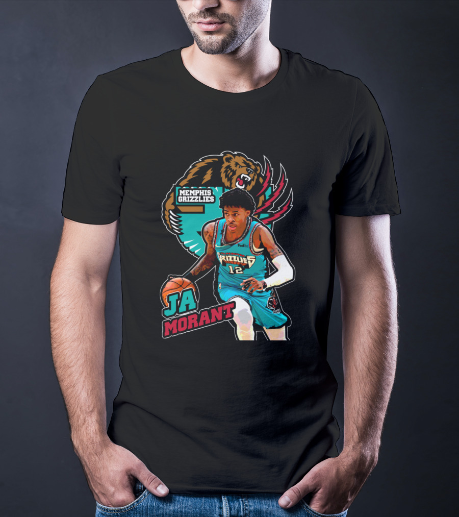 Memphis Grizzlies Rookie Ja Morant Basketball Player T-Shirt