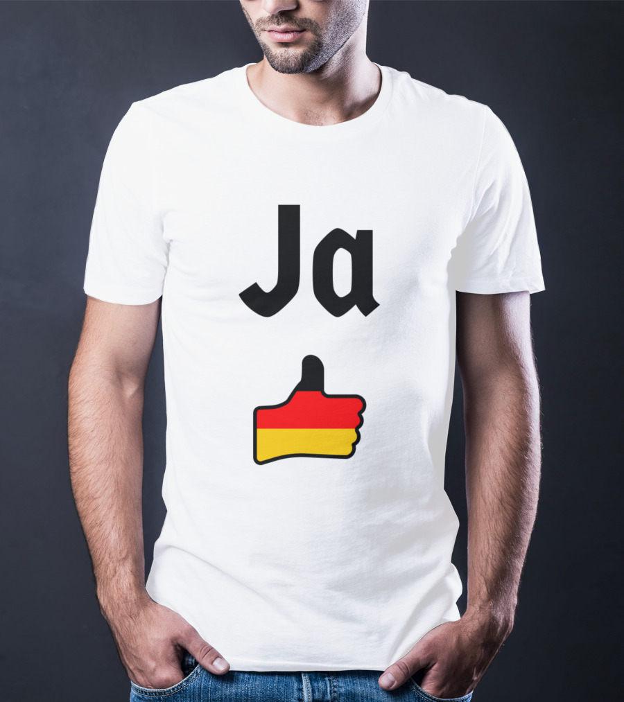 Ja Thumbs Up German Flag T-Shirt
