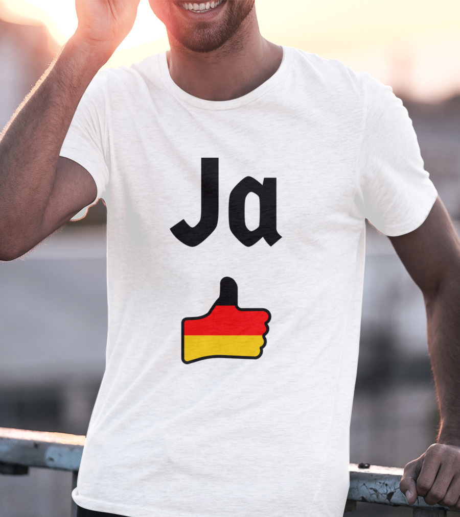 Ja Thumbs Up German Flag T-Shirt