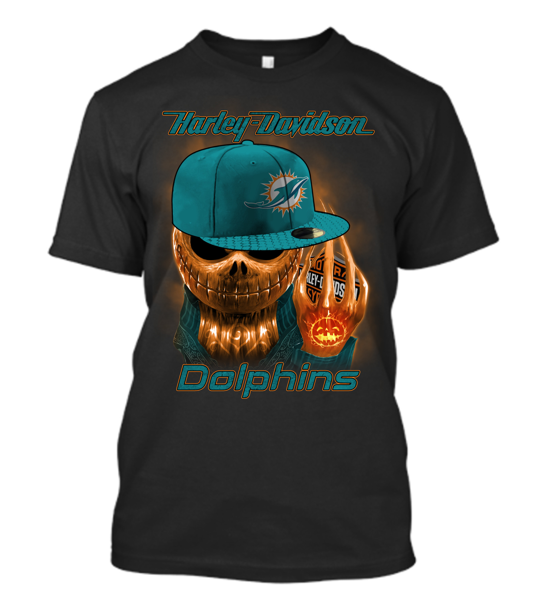 Harley Davidson Miami Dolphins T-Shirt