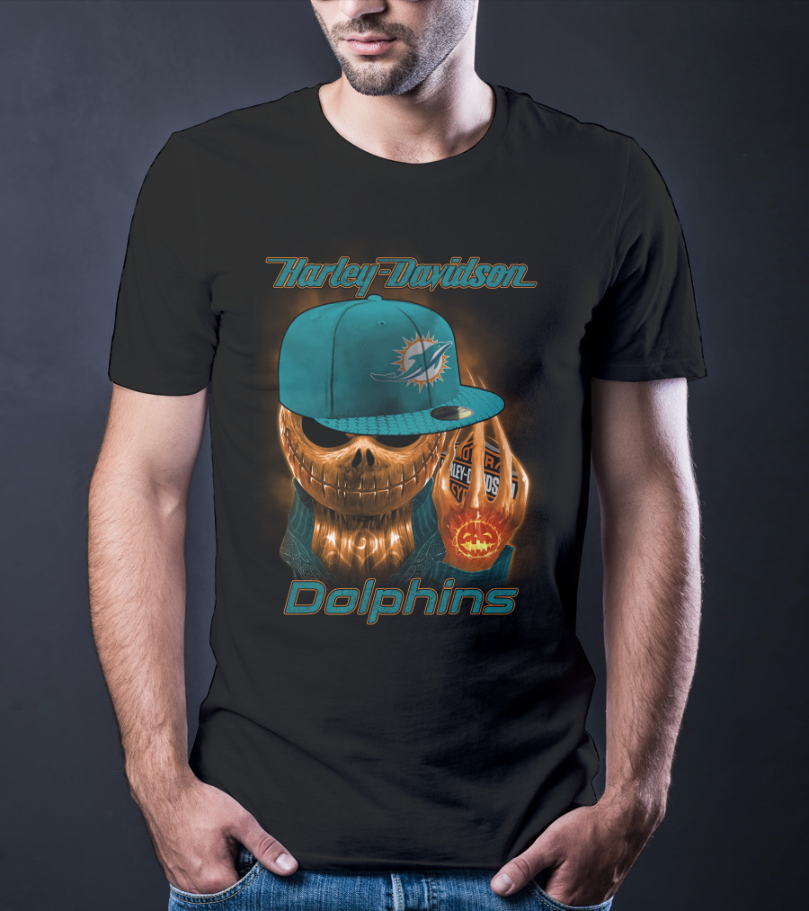 Harley Davidson Miami Dolphins T-Shirt
