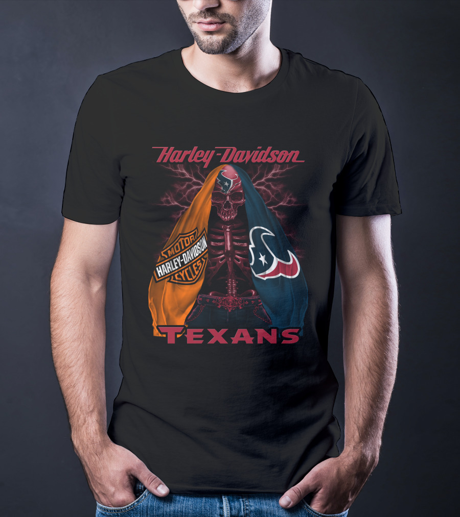 Harley Davidson Houston Texans T-Shirt