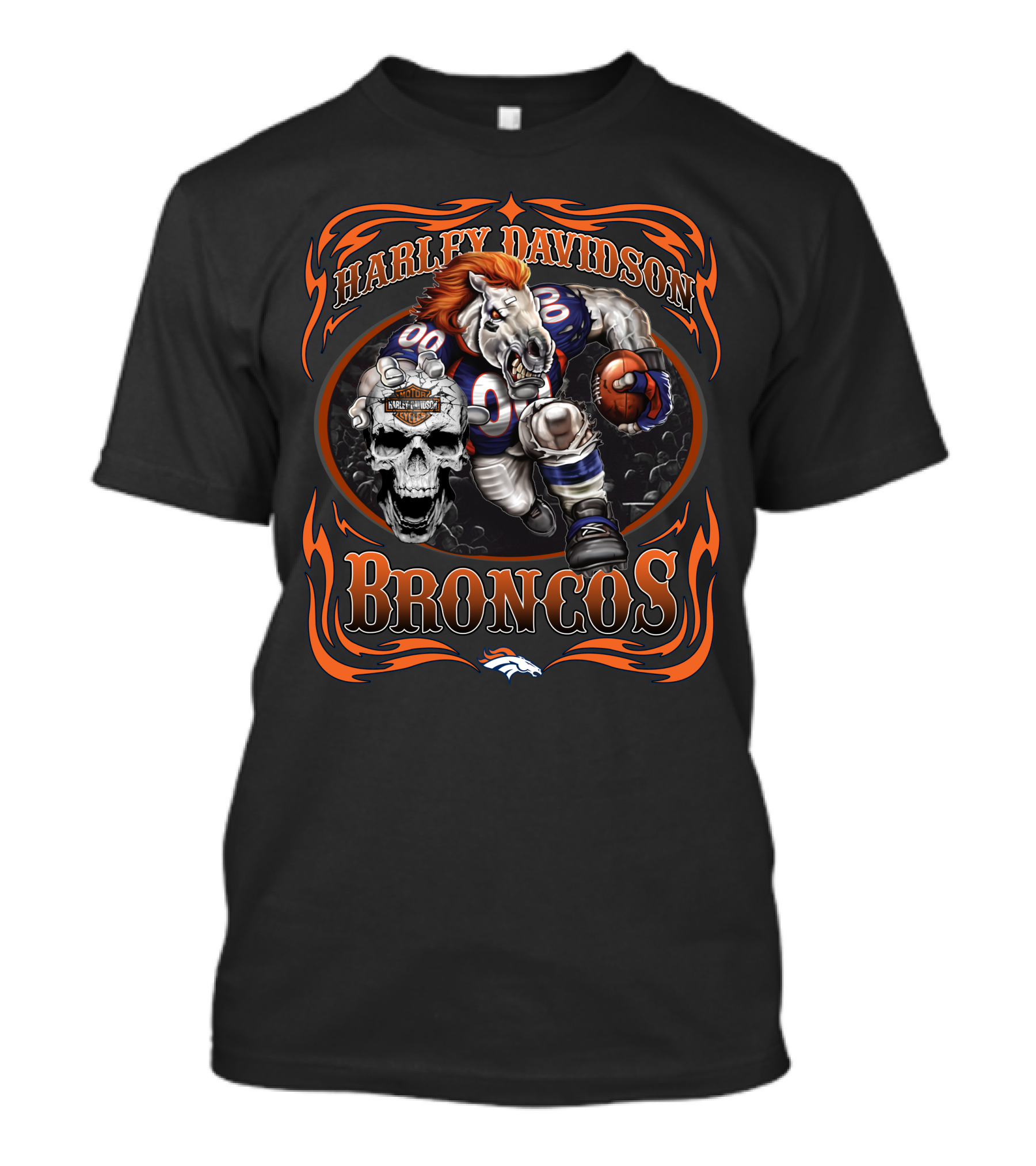 Harley Davidson Denver Broncos T-Shirt