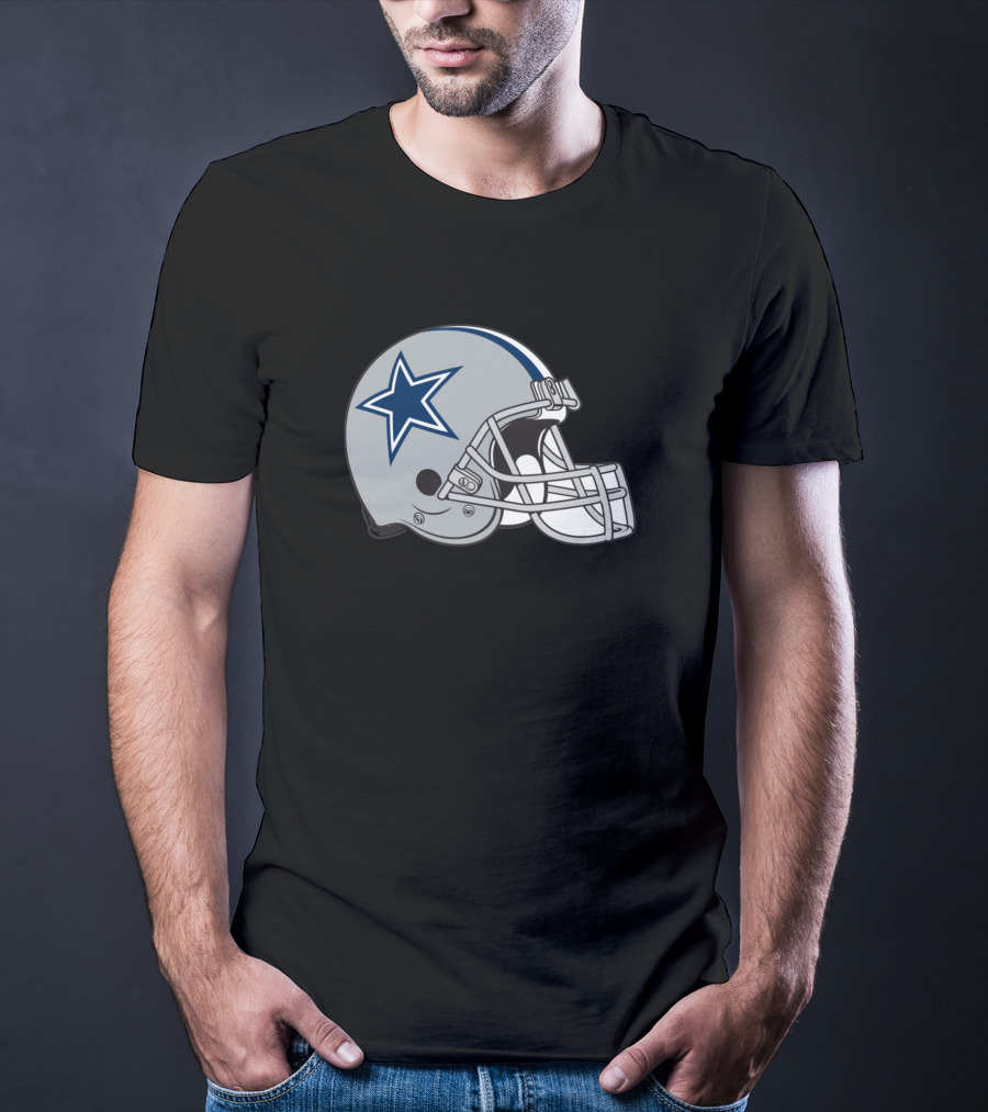 Dallas Cowboys Helmet Star T-Shirt