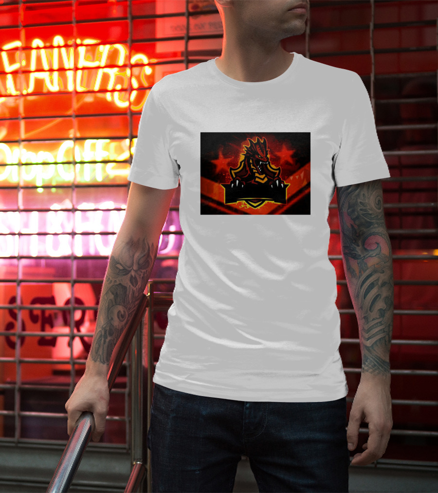 Draco6kin1 Fiery Dragon Emblem T-Shirt