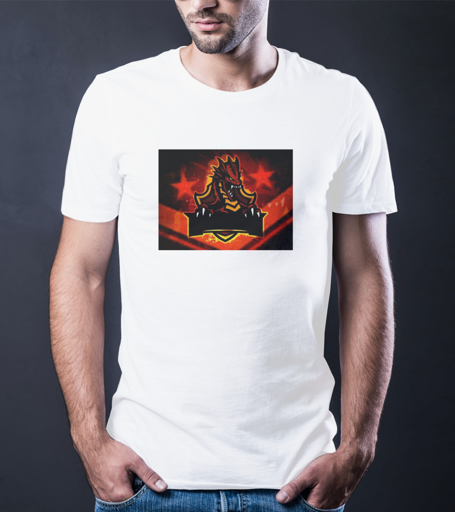 Draco6kin1 Fiery Dragon Emblem T-Shirt