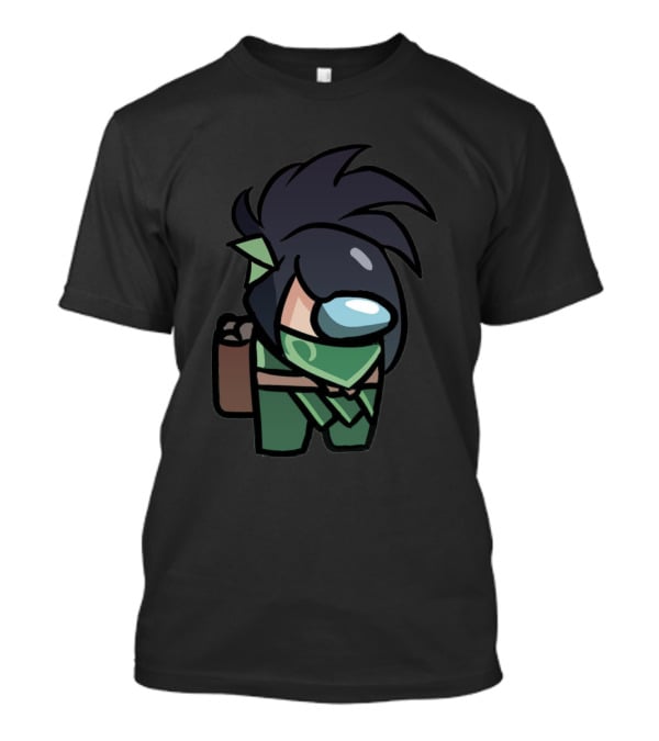 Among Us Akali Crossover League Of Legends Crewmate Character T-Shirt