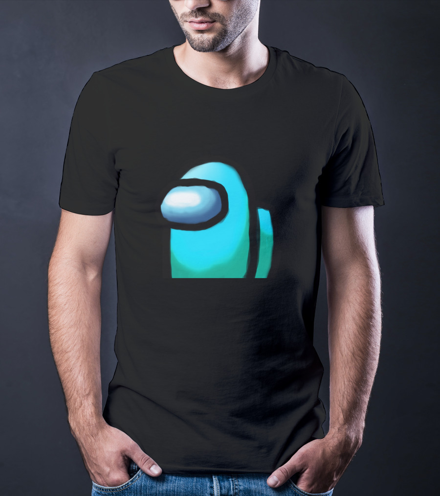 Among Us Crewmate Cyan Character T-Shirt
