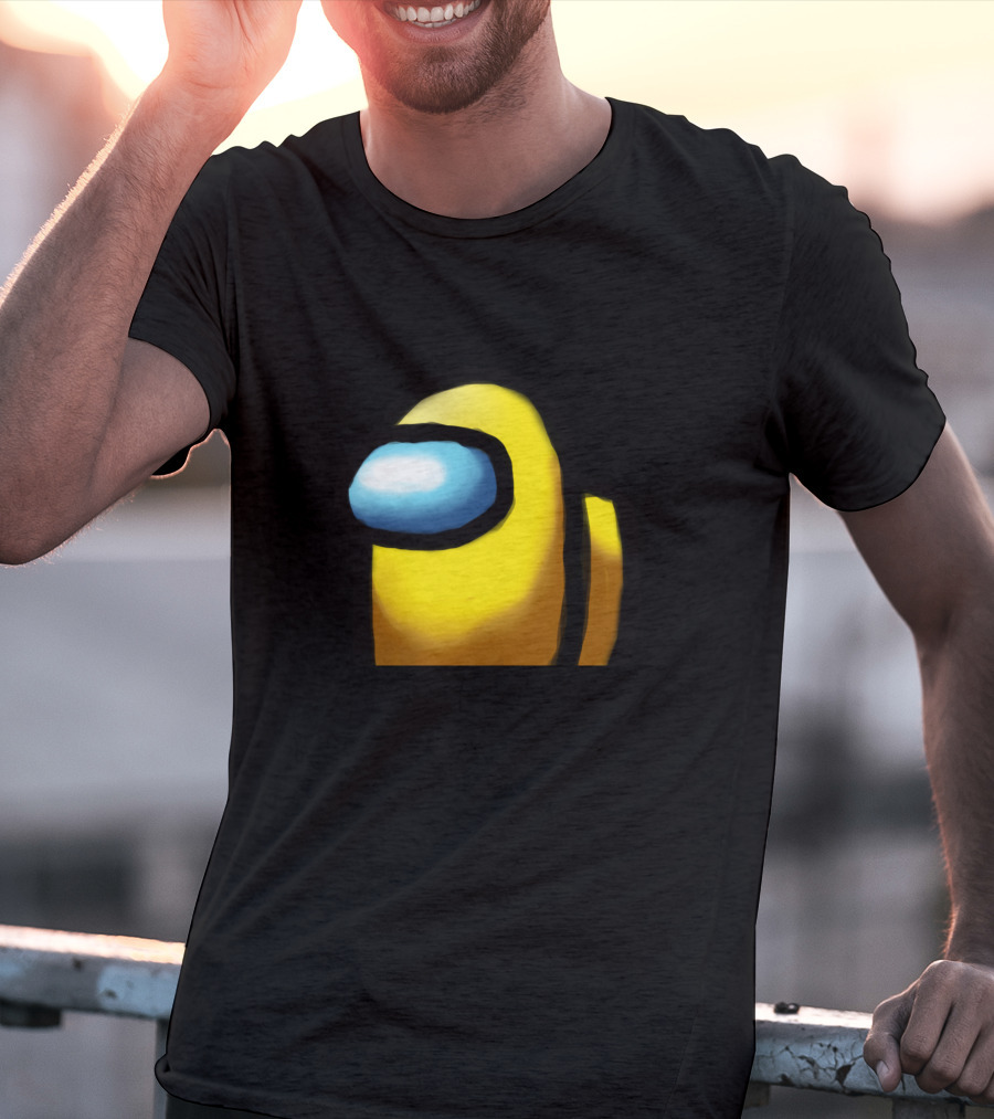 Among Us Yellow Crewmate Character T-Shirt