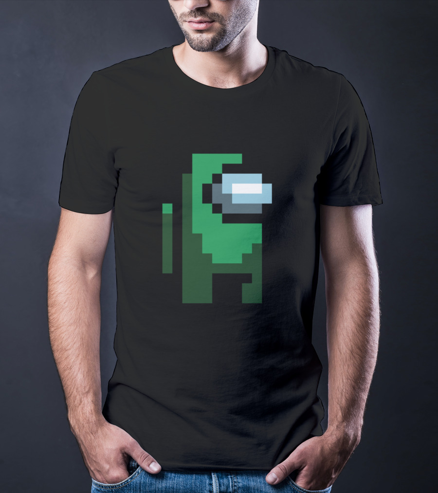 Among Us Fortegreen Crewmate Pixel T-Shirt