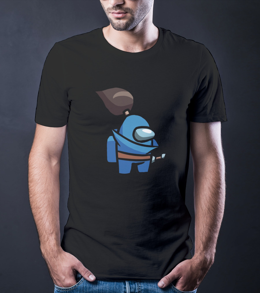 Among Us Yasuo Crossover Character Gaming Mashup T-Shirt