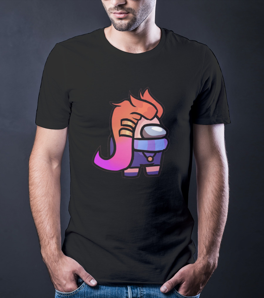 Among Us Character With Zoe Hairstyle From League Of Legends T-Shirt