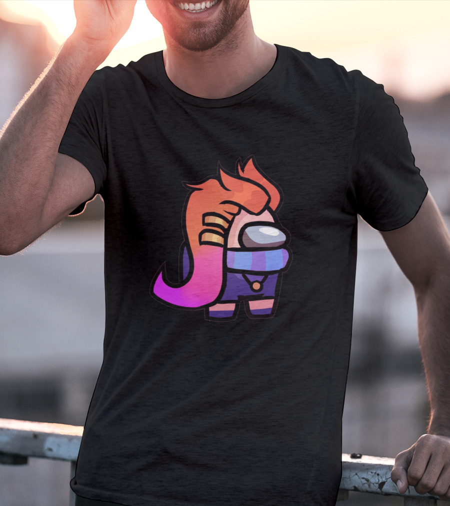 Among Us Character With Zoe Hairstyle From League Of Legends T-Shirt