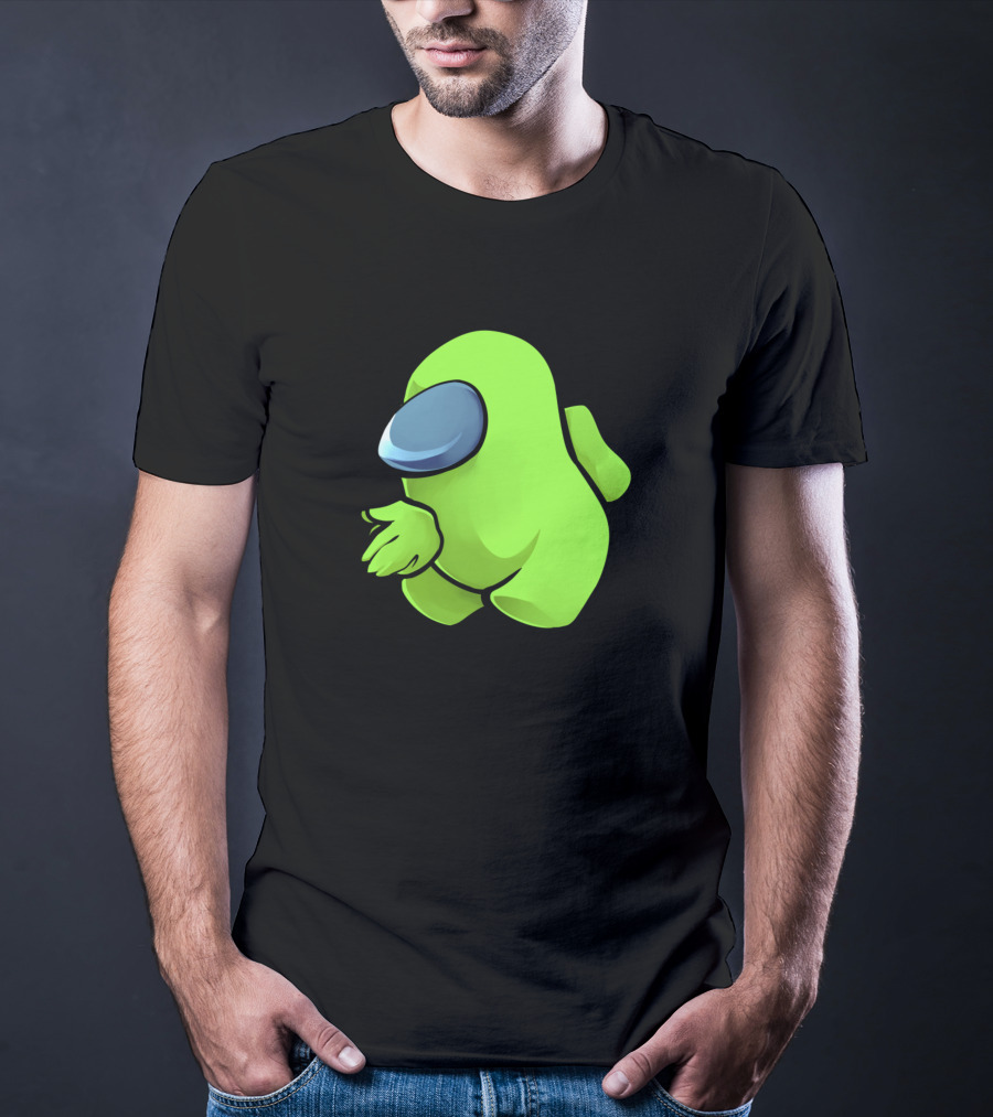 Sus Light Green Crewmate Character T-Shirt