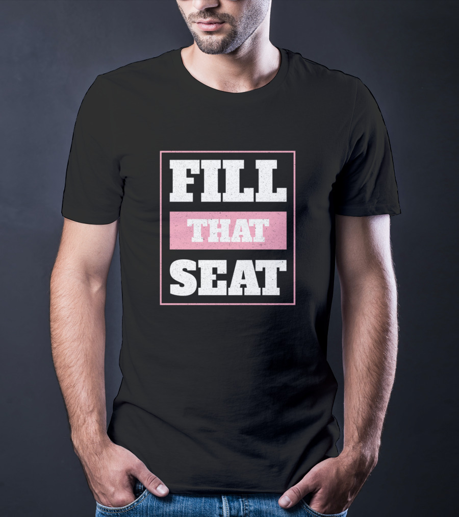 Fill That Seat Awesome RBG Quote Illustration Unique T-Shirt
