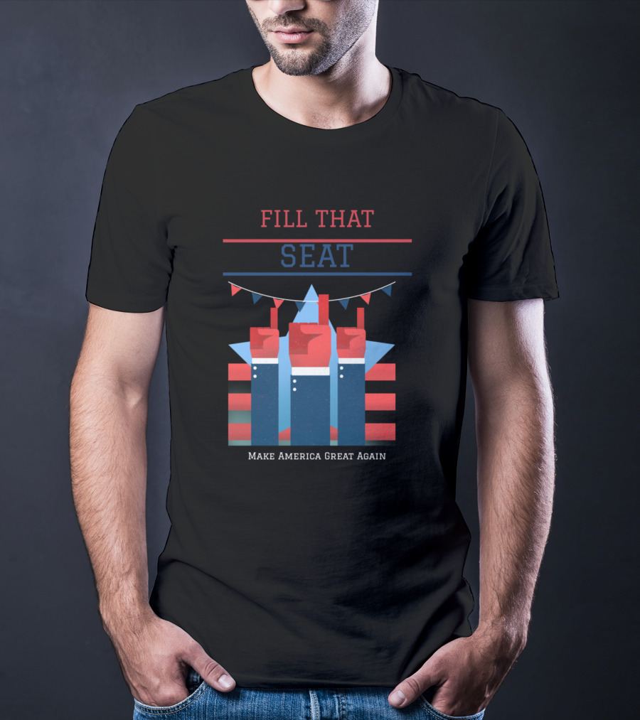 Fill That Seat Make America Great Again Court 8Y T-Shirt